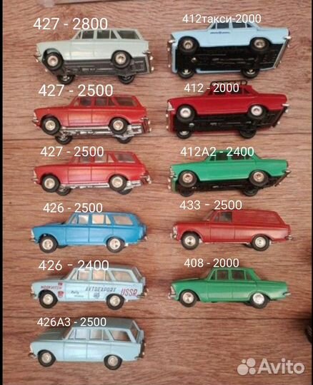 Модели 1:43 СССР