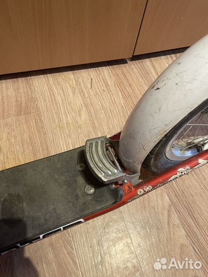 Самокат с надувными колесами