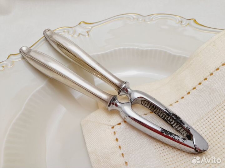 Орехокол. Посеребрение+сталь