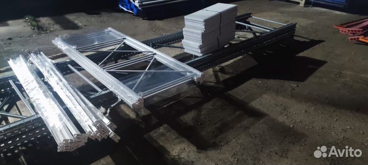 Сгр (среднегрузовой) стеллажи бу металлический