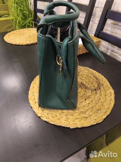Сумка женская зелёная