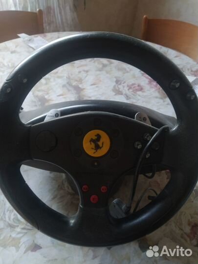 Игровой руль с педалями для пк