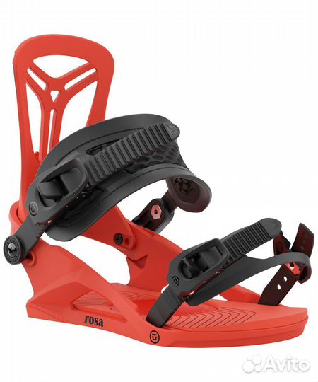 Крепление для сноуборда Union Rosa M цвет red hot