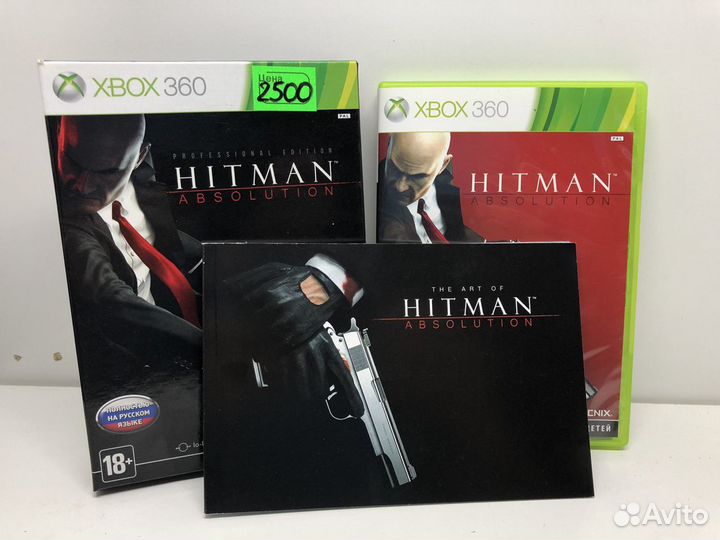 Диск Hitman Absolution с книгой для Xbox 360