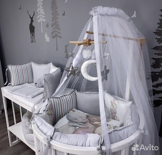 Детская кроватка премиум 8 в 1