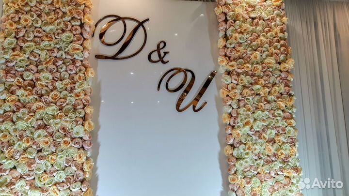 Инициалы на свадьбу