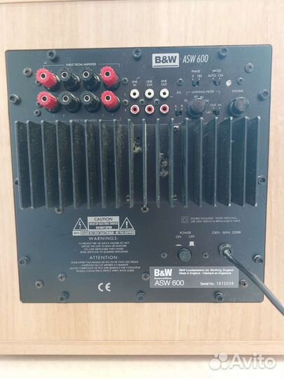 Сабвуфер Bowers & Wilkins ASW 600