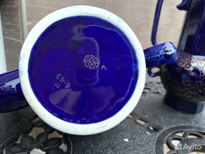 Гжель предметы для чаепития