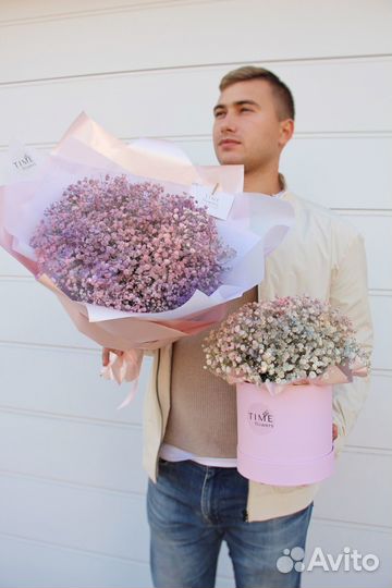 Букет из гипсофилы