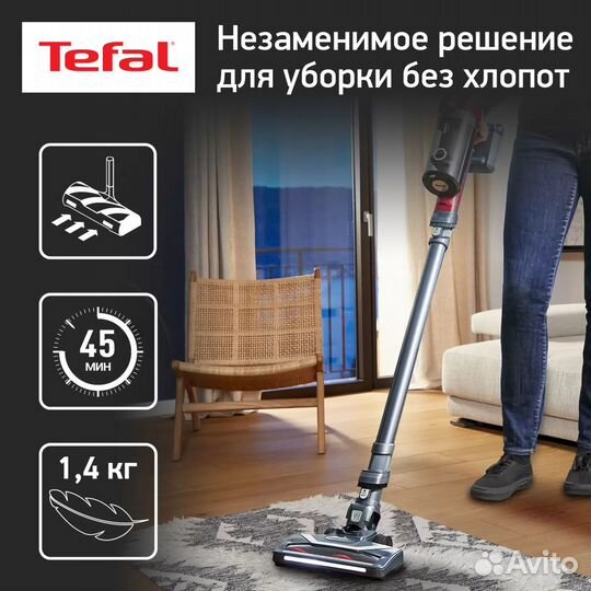 Пылесос Tefal Handstick Cordless X-pert TY6878WO