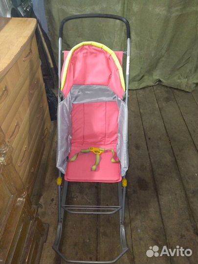 Детские санки коляска бу