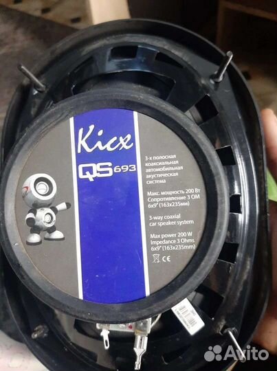 Колонки овальные 6х9 дюйм