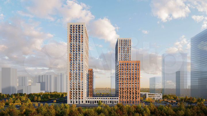 Квартира-студия, 25,5 м², 27/33 эт.