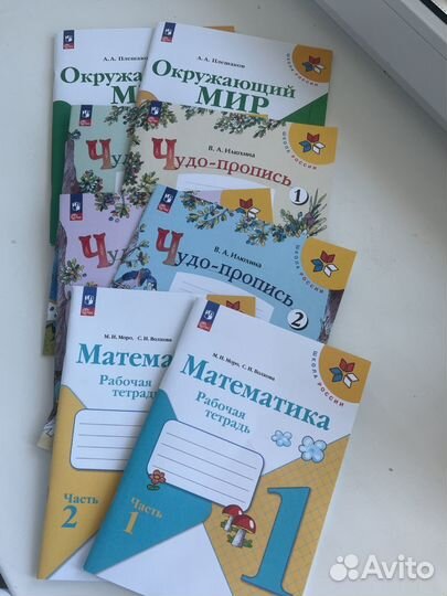 Комплект рабочих тетрадей 1 класс