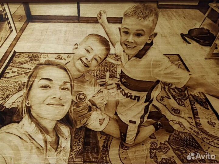 Выжигание по дереву портрет по фото