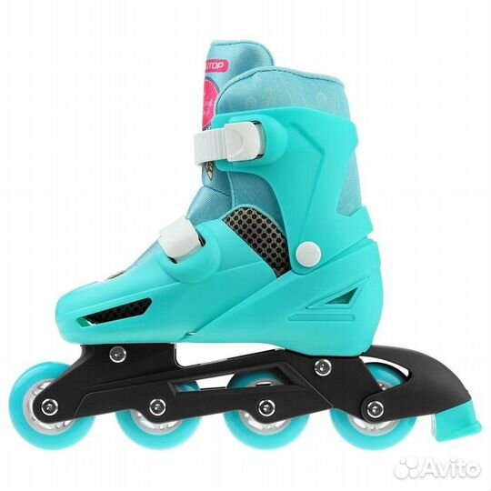 Роликовые коньки раздвижные onlytop, р. 30-33, кол
