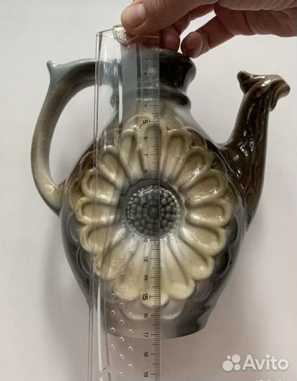 Винтажный чайник керамический