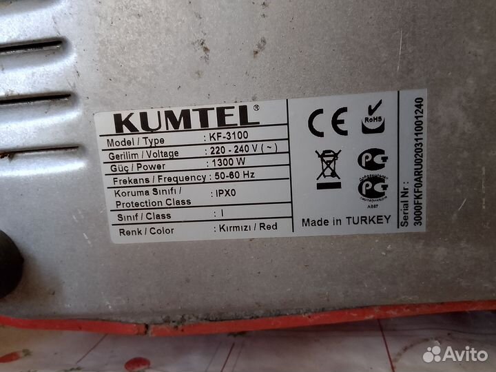 Электродуховка kumtel-3100