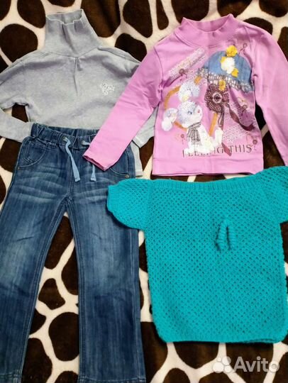 Вещи пакетом на девочку 3-5 лет