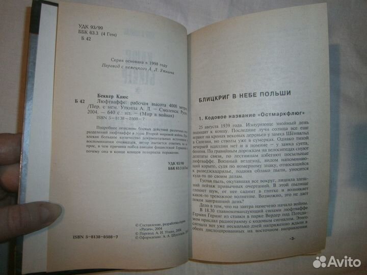 Люфтваффе: рабочая высота 4000 метров - Беккер Кай