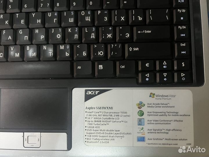 Ноутбук acer 5583WXMi