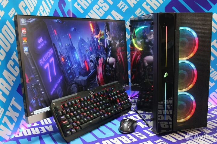 Игровые пк: Ryzen 5, i5-12400f; RTX 4060