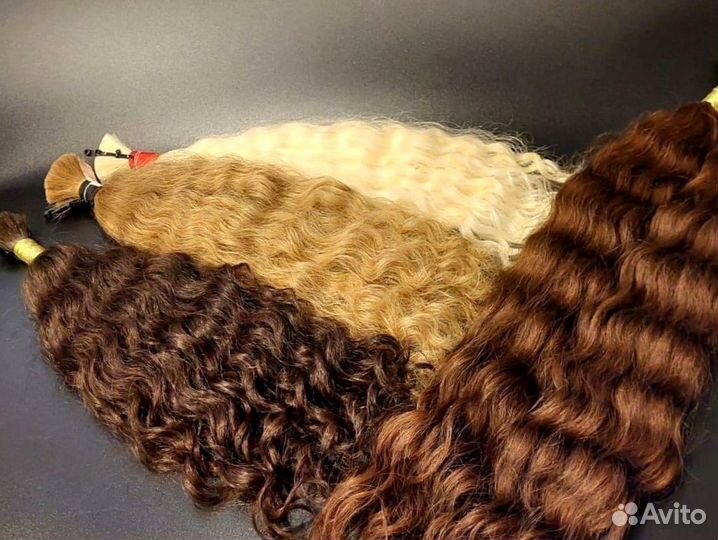 Волосы для наращивания Exclusive +, 70см, кудри