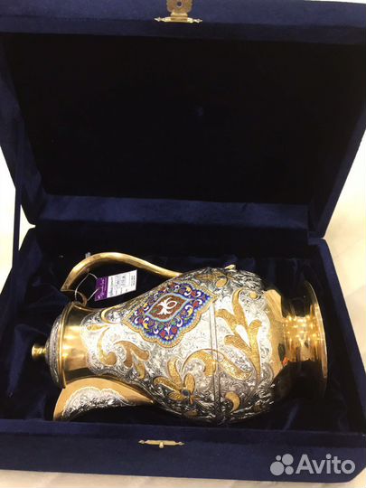 Кувшин Кубачинское серебро