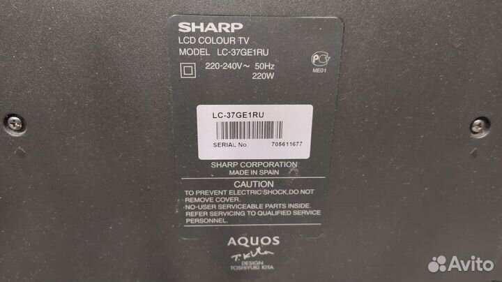 Запчасти для телевизора sharp LC-37GE1RU