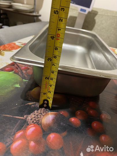 Гастроемкость Kitchen, нерж. сталь, 327х325х65 мм