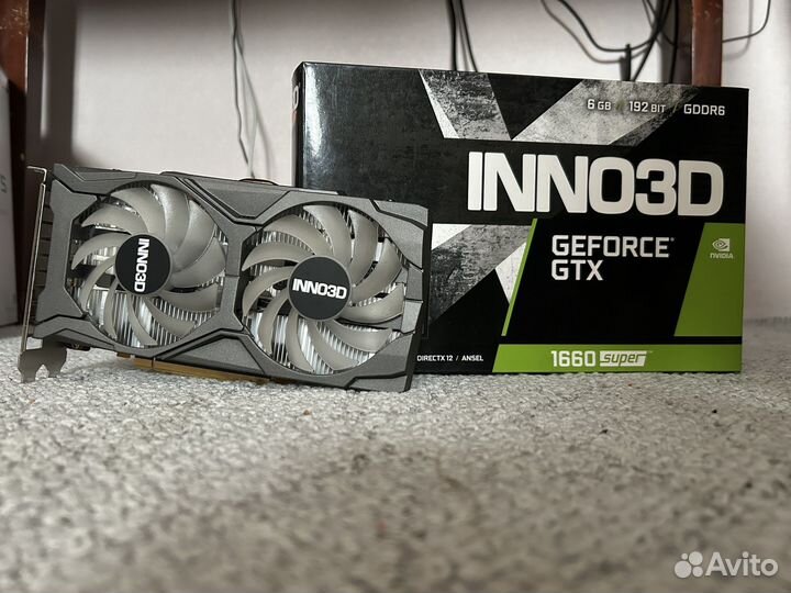 Видеокарта gtx 1660 super 6gb
