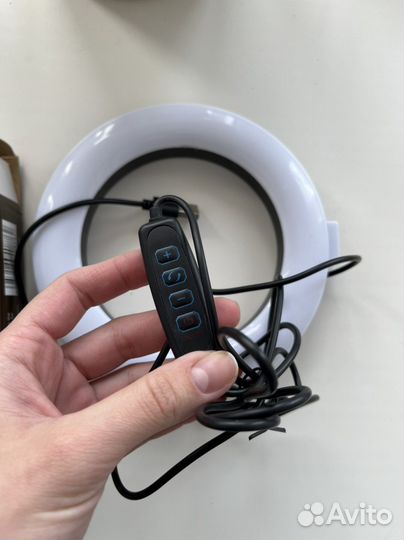 Кольцевая лампа 16см новая