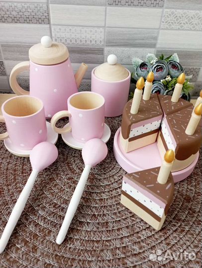 Набор деревянной посуды