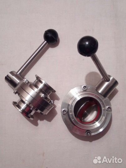 Кран бабочка кламповый