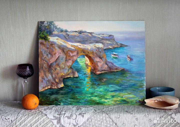 Картина маслом Морской Пейзаж Место Силы