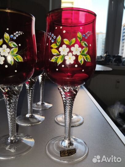 Фужеры,бокалы,рюмки,хрусталь Богемия,хрусталь СССР