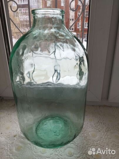 Бутыль стеклянная 10 литров