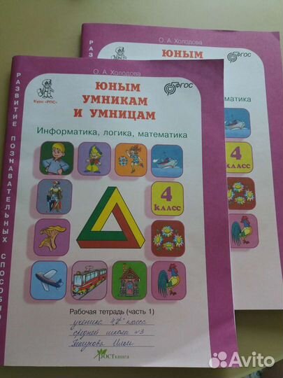 Юным умникам и умницам. 4 класс. Рабочая тетрадь