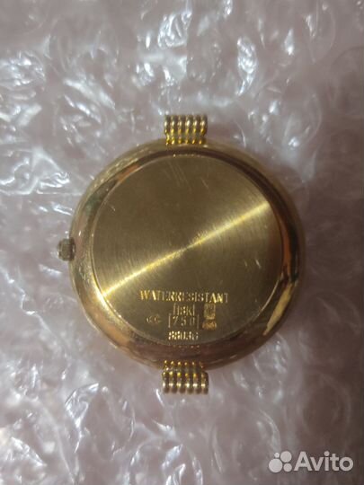 Золотые швейцарские часы 750 (9гр золота)