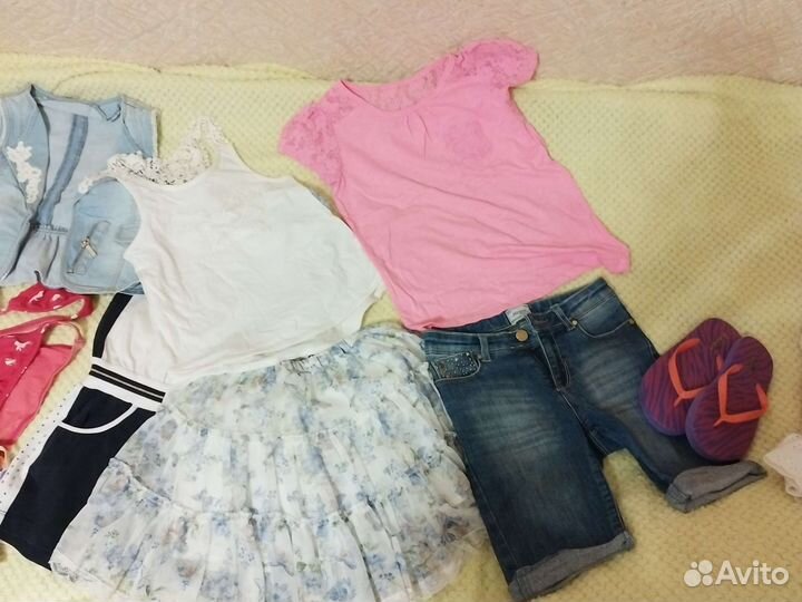 Летняя одежда девочке 6-8 лет