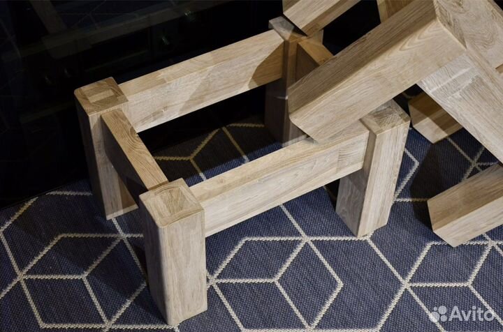 Подставка под акустику 500х370х300 дубовая