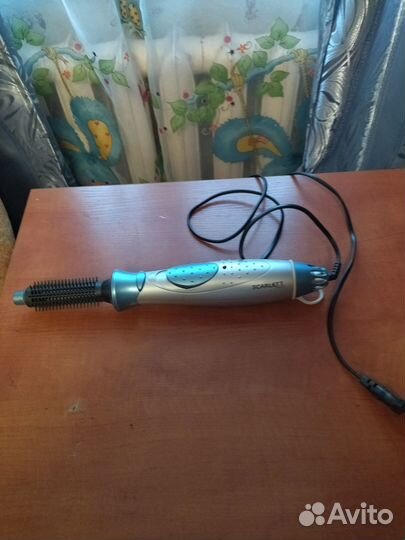 Плойка для волос Яна+фен-щетка scarlett