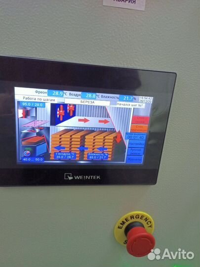 Сушильные камеры древесины - шкаф управления