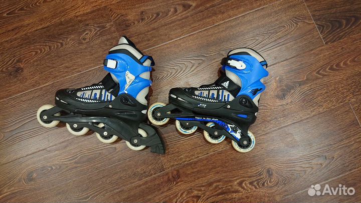 Ролики Caprice barnet blu, раздвижные, раз 38-41