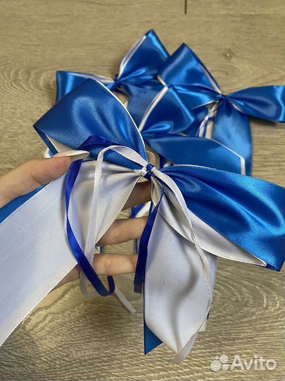 Банты для ручек, зеркал украшение для машины