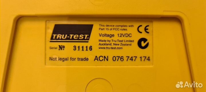 Блок индикации Tru-Test для взвешивания животных