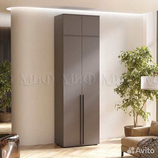 Шкаф Норд двухстворчатый с антресолью