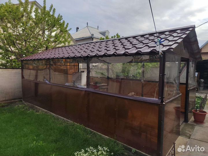 Мягкие окна для беседки