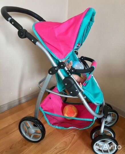 Коляска для куклы 40-50см