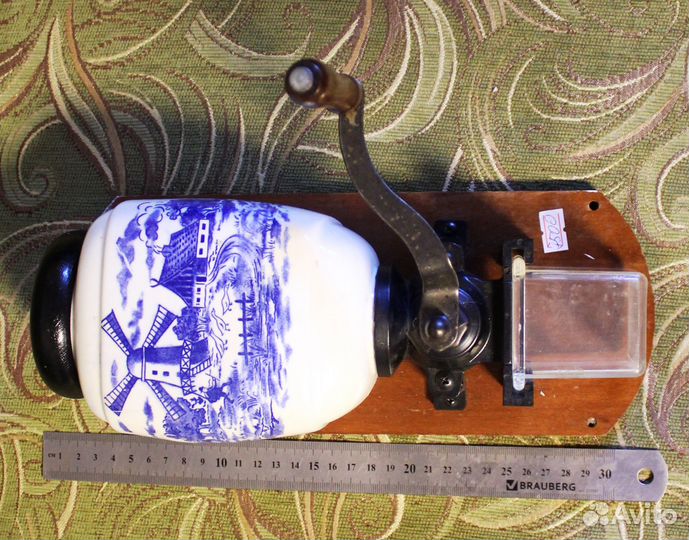 Ручная настенная кофемолка Делфт Голландия